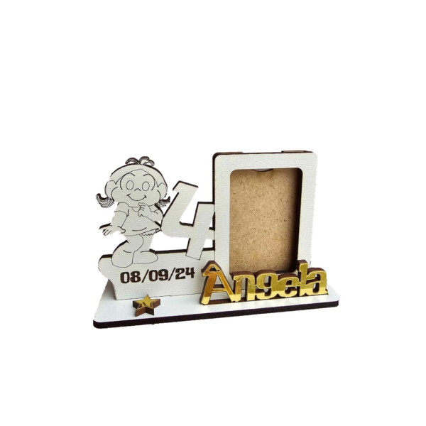 Kit Mini Porta Retrato Lembrancinha Magali - MDF